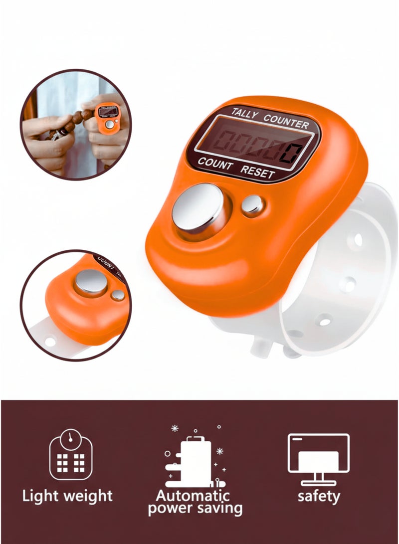 vexa pro 3pcs Digital Tasbih Counter with LCD Display & Adjustable Finger Strap – Electronic Dhikr & Tally Clicker - Image 2